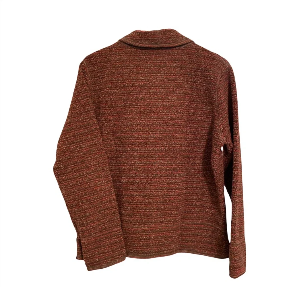 Woolrich Black Wool Cherry Zip Up Vintage Sweater - Picture 5 of 7
